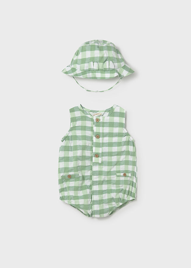 Short bodysuit w/ hat