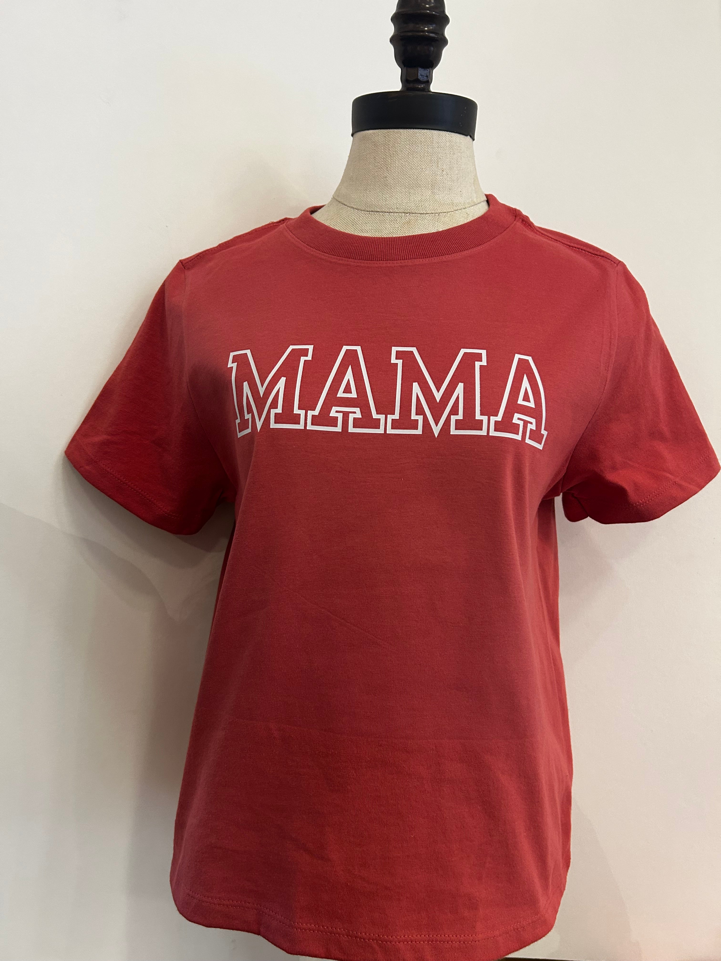 T−mama MAMA Tee - Vintage Red – The Little & Brave