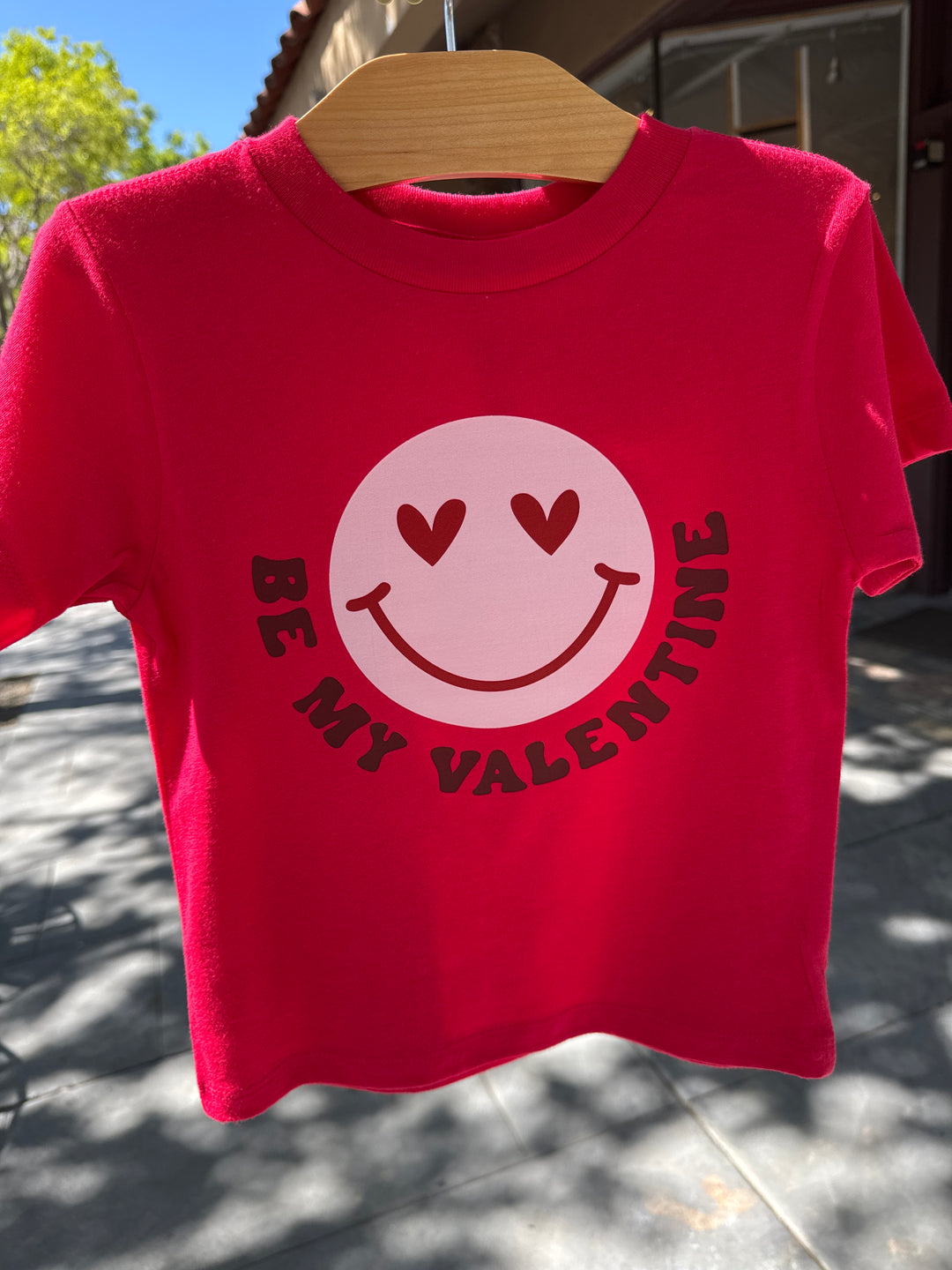 Be My Valentine Tee - red
