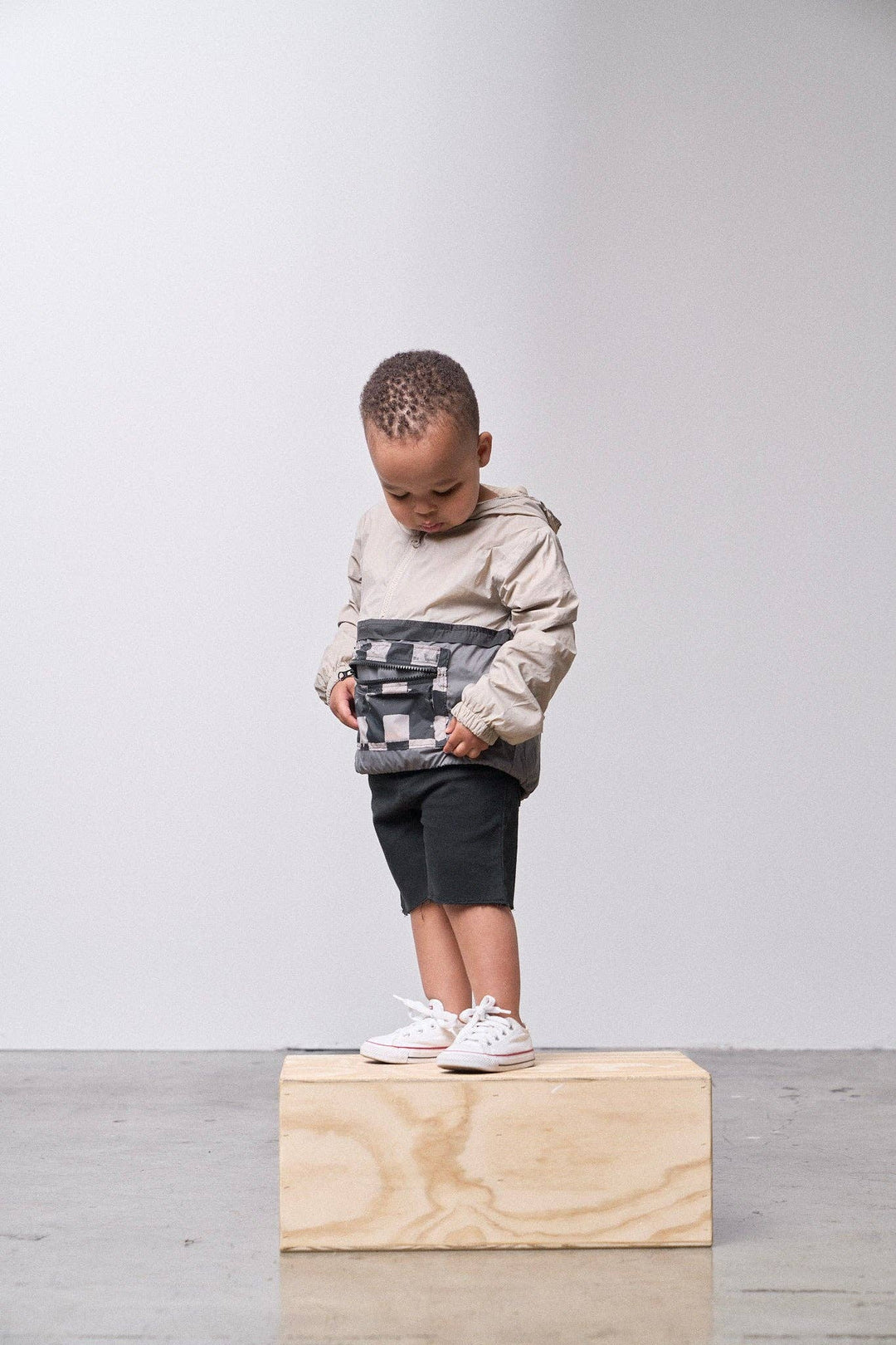 Check Block Windbreaker