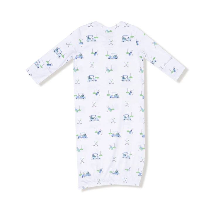 Baby Golf Carts Lap Shoulder Gown - Blue