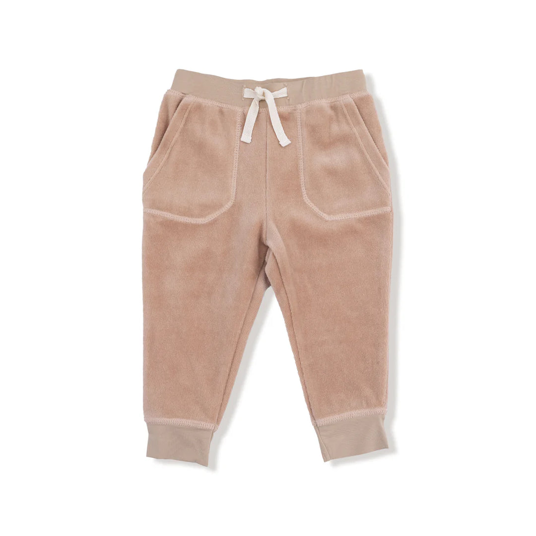 Velour Teddy Bear - Raglan Sweatshirt + Jogger Set