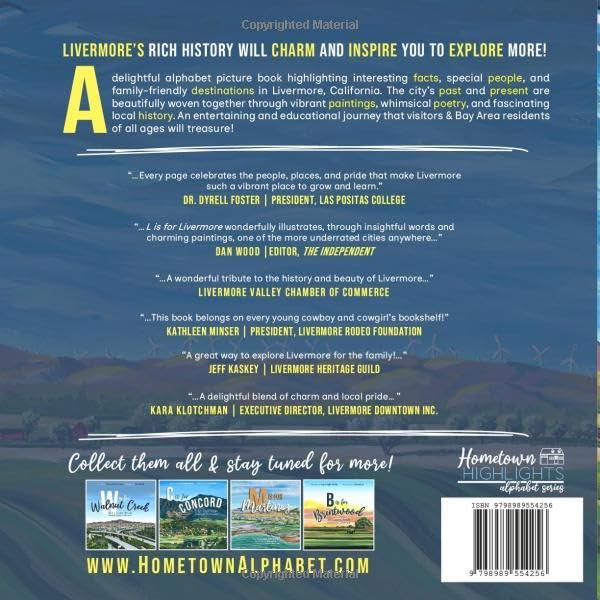 L is for Livermore Book