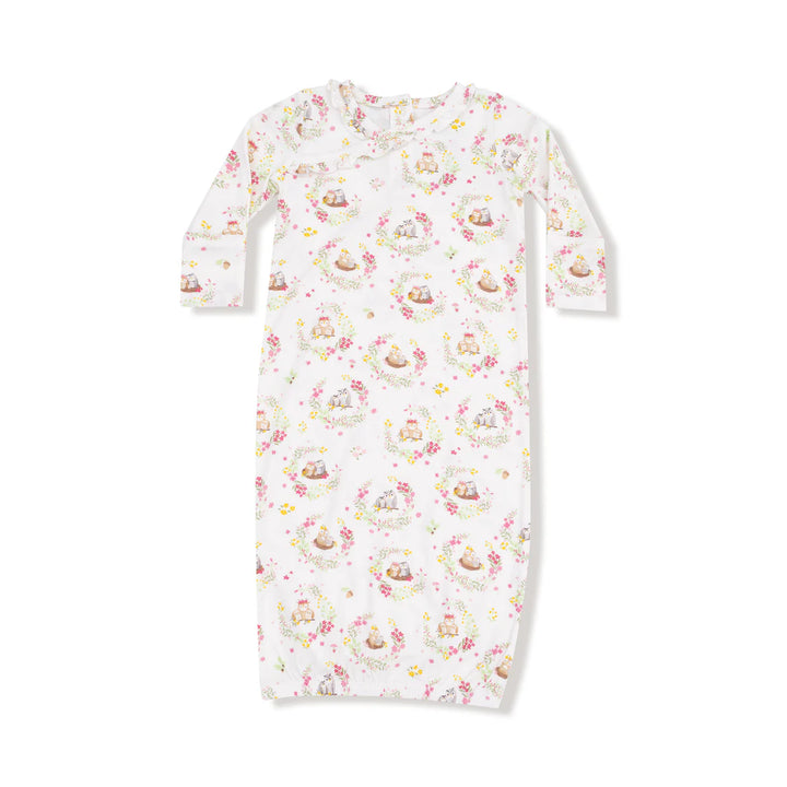 Kimono Gown - Floral Owl Families