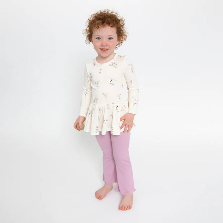 Peplum Top And Flare Pant