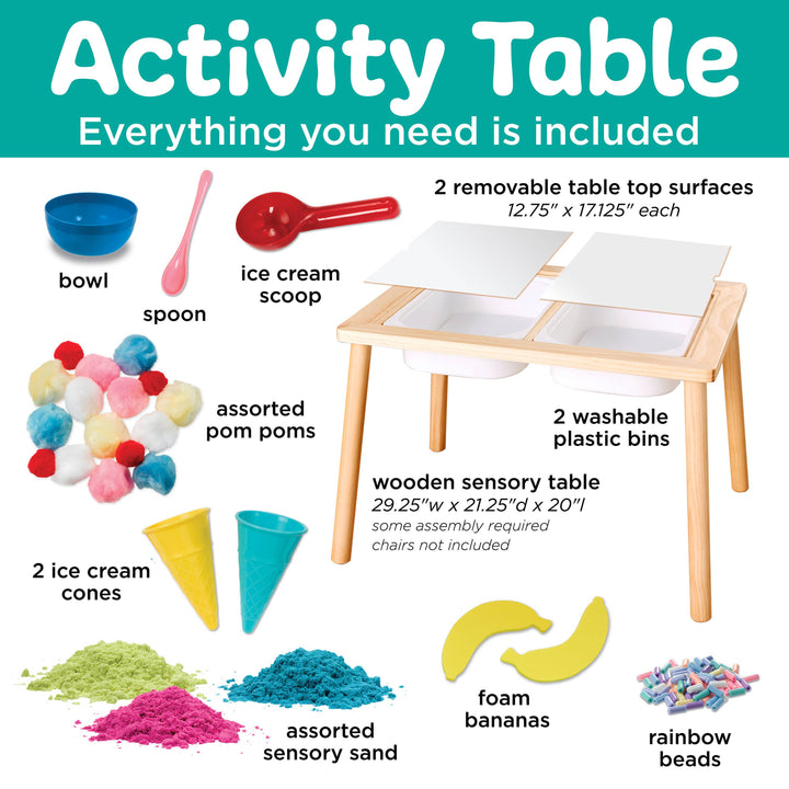 Sensory Table - Deluxe Activity Ice Cream Shop