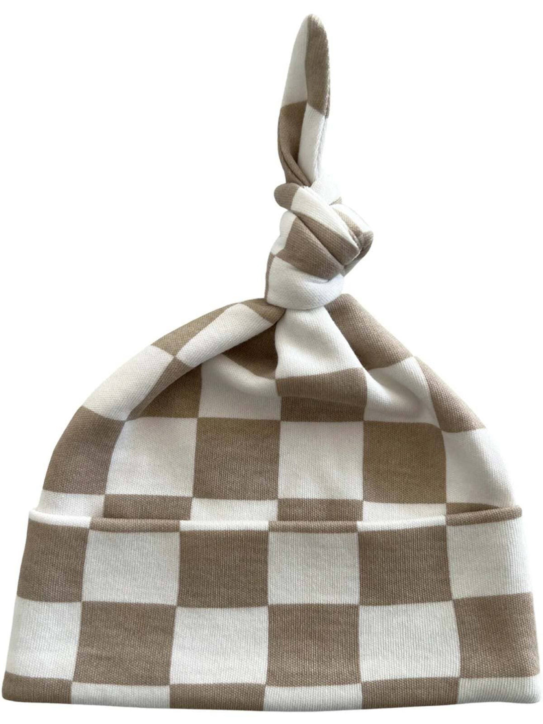 Tiramisu Checkerboard Organic Beanie