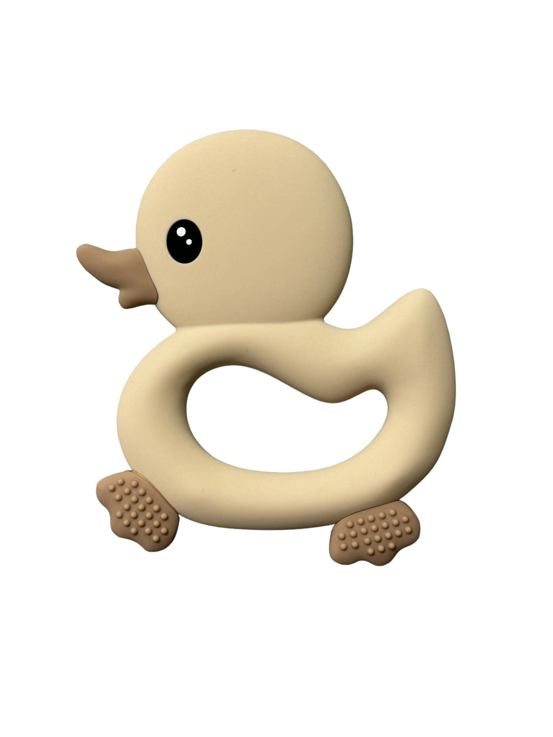 BPA Free Silicone Ducky Teether: Baby Blue