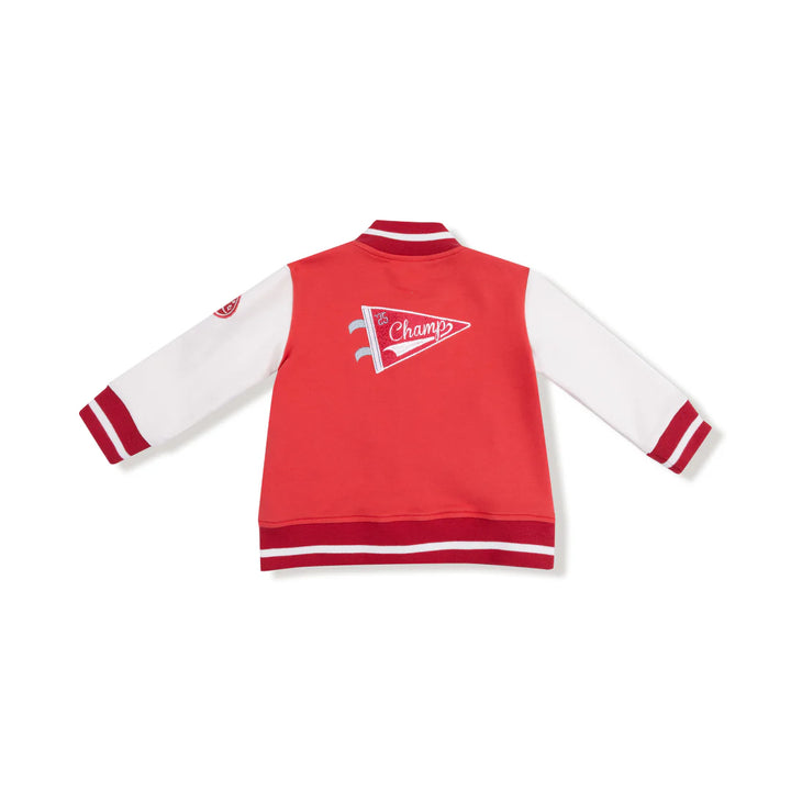 Varsity Letterman Jacket - Red