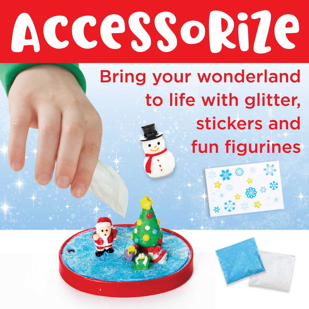 Make Your Own Holiday Snow Globes Craft Kit for Kids