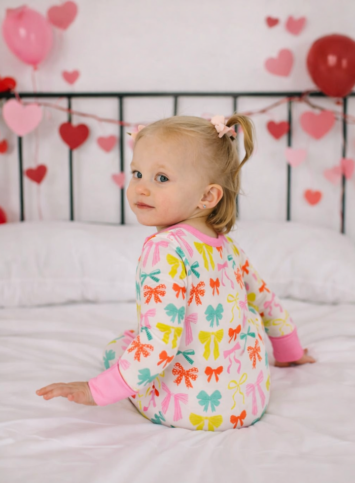 Zippy Bamboo Baby Pajama in Bows