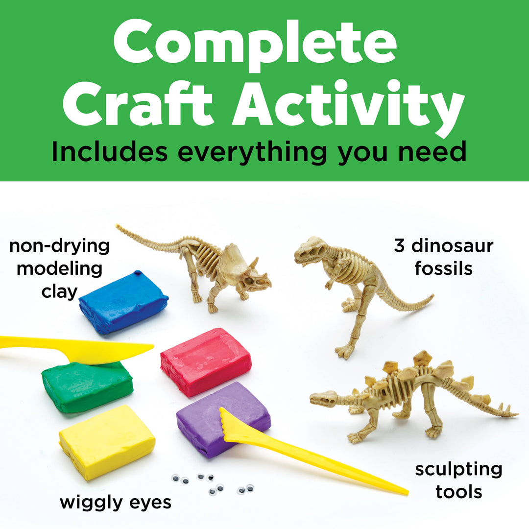 Create with Clay Dinosaurs - DIY Craft for Kids