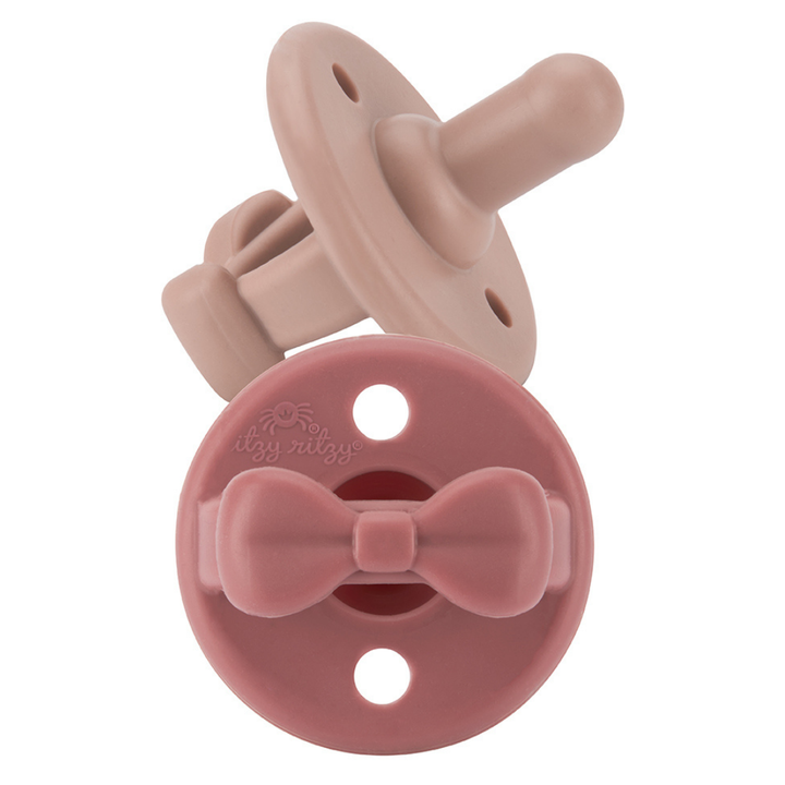 Sweetie Soother™ Pacifier Sets : Robin's Egg Blue + Navy Cables
