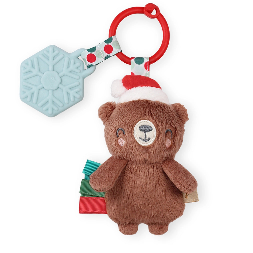 Bear - Holiday Itzy Pal Plush + Teether