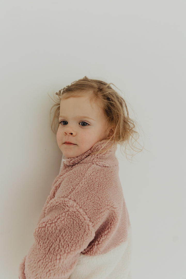 Sherpa Jacket in Lilac