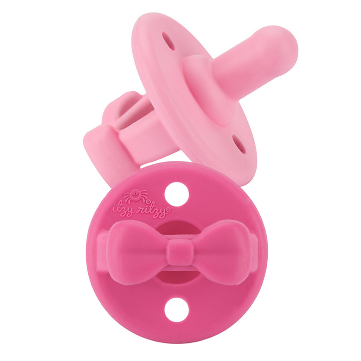 Sweetie Soother™ Pacifier Sets : Robin's Egg Blue + Navy Cables