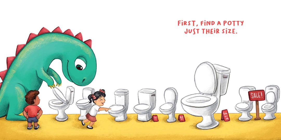 How to Potty Train a Dinosaur - Book