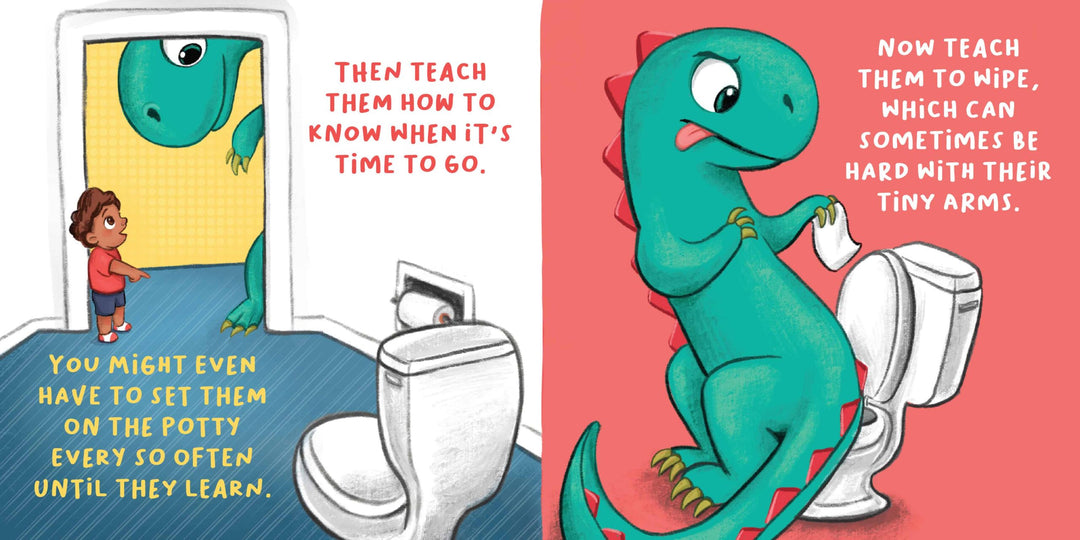 How to Potty Train a Dinosaur - Book