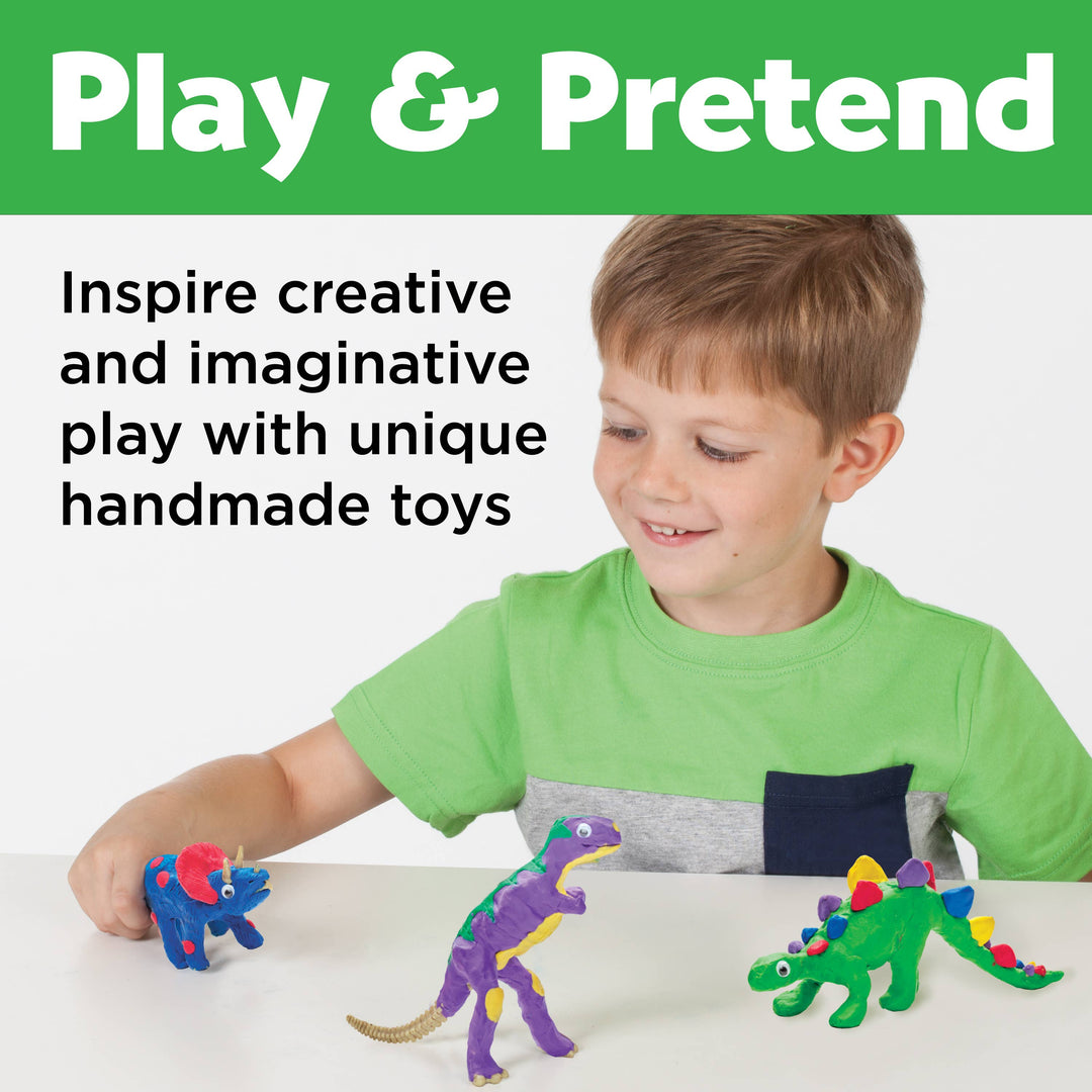Create with Clay Dinosaurs - DIY Craft for Kids