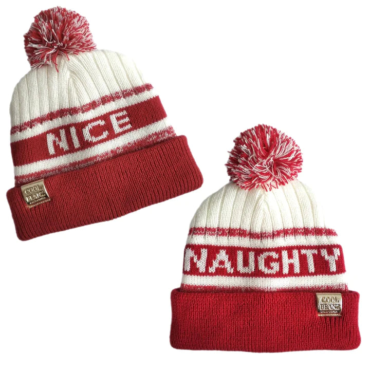 Naughty or Nice Reversible Beanie