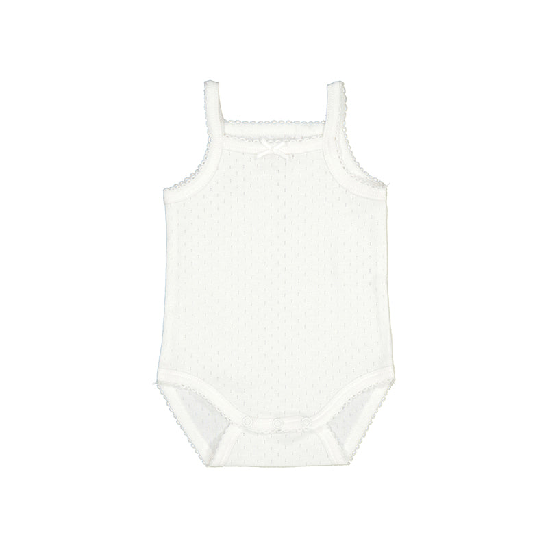 Baby Sleeveless Bodysuit - Natural
