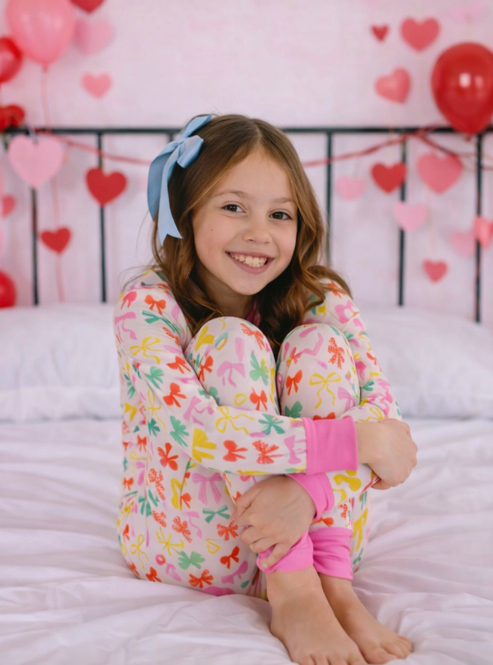 2 Piece Bamboo Pajama in Bows