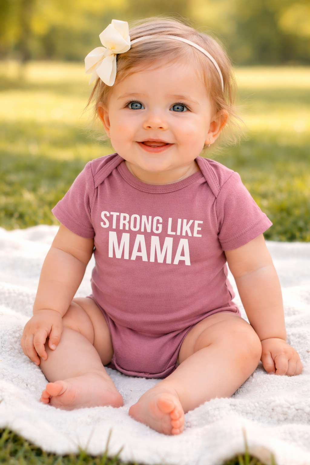 Strong Like Mama - Mauve