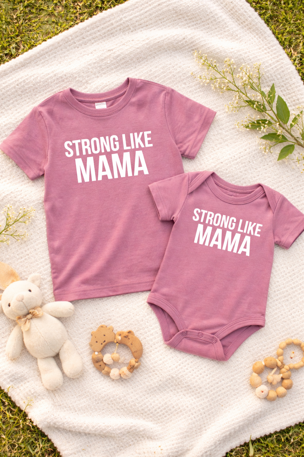Strong Like Mama - Mauve