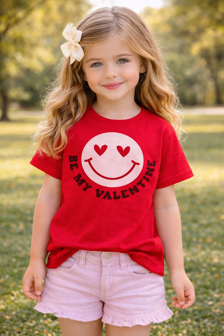 Be My Valentine Tee - red