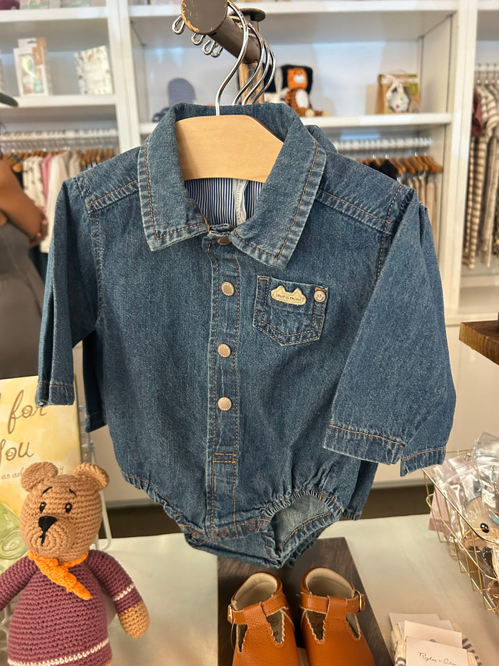 Denim Shirt L/S Medium Blue