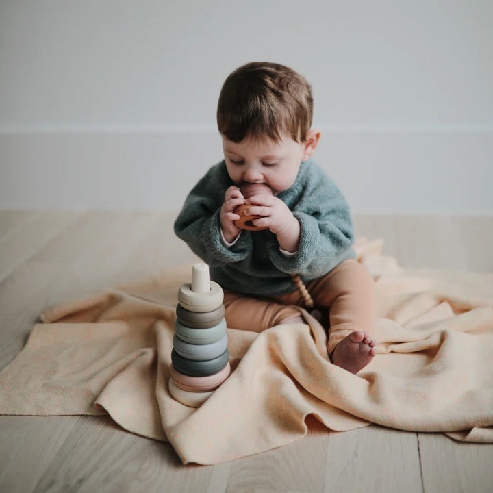 Knitted Confetti Blanket