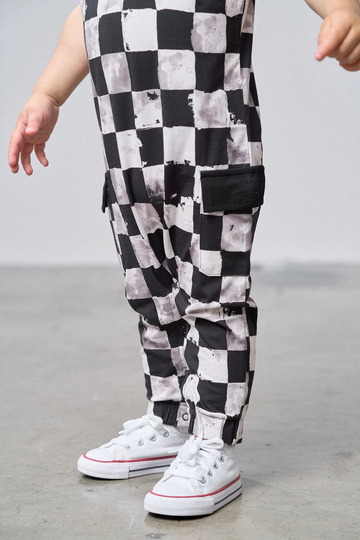 Checkered Tank Romper