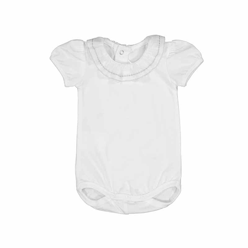Baby Girl Bodysuit - White