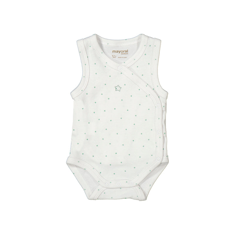 Baby SS Bodysuit - White Jade