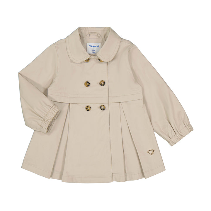 Girls Raincoat - Sand