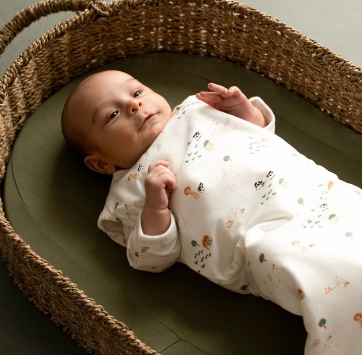Modal 1.5 Tog Sleepsack - Farm Animals on Cream
