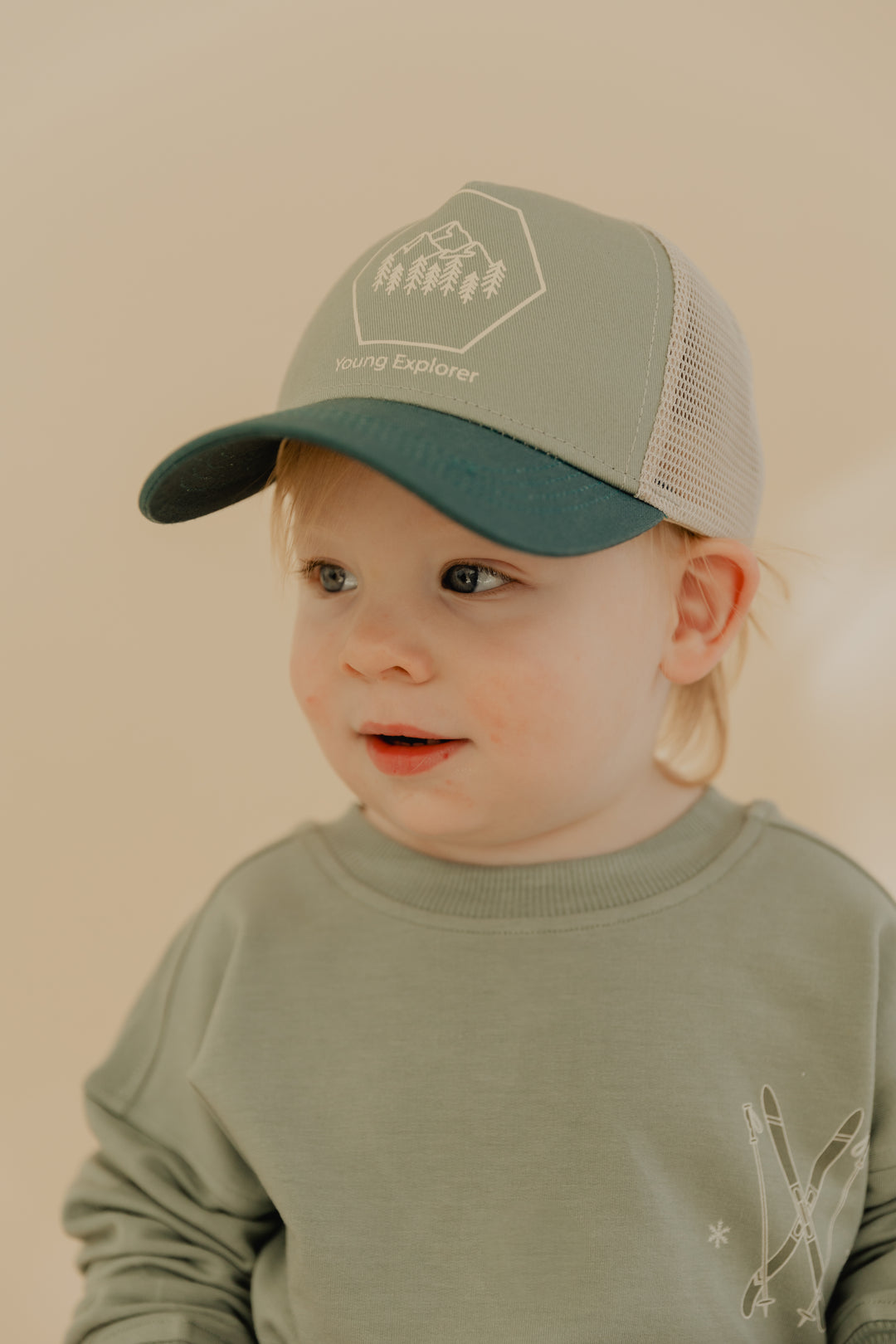Boy's Trucker Hat in Explorer
