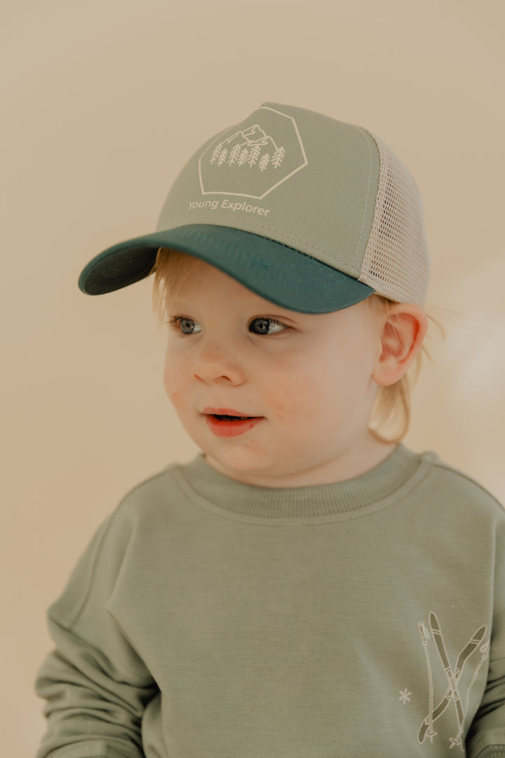 Boy's Trucker Hat in Explorer