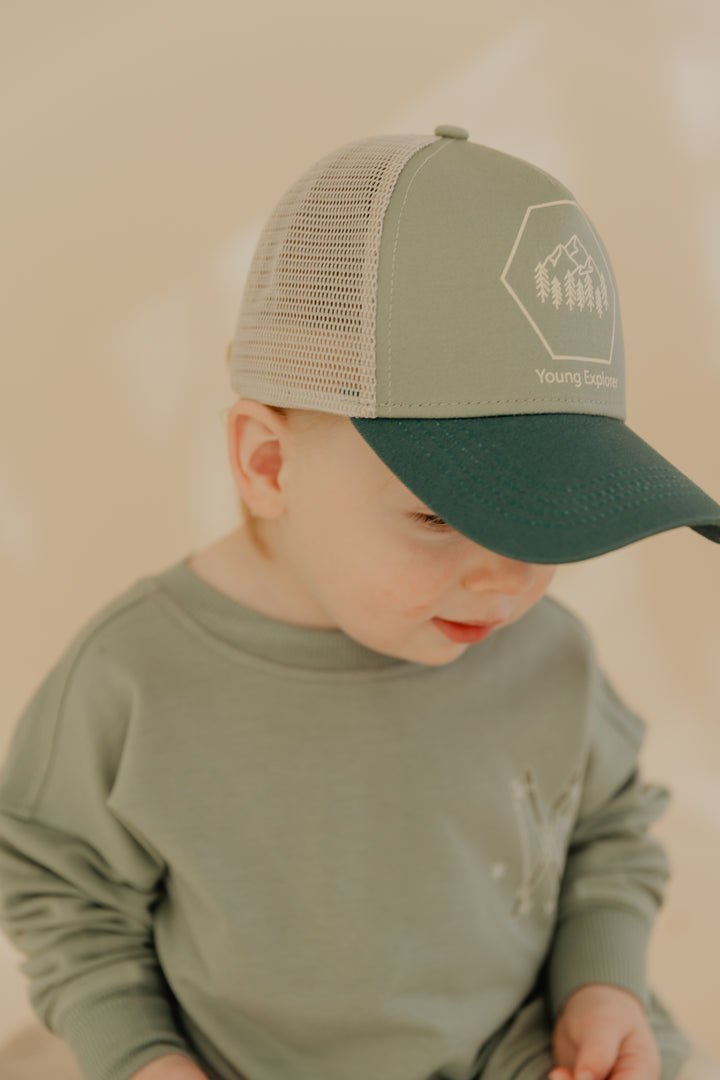 Boy's Trucker Hat in Explorer