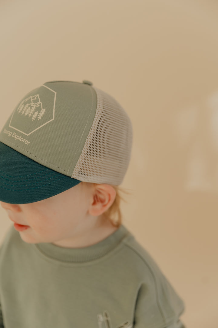 Boy's Trucker Hat in Explorer
