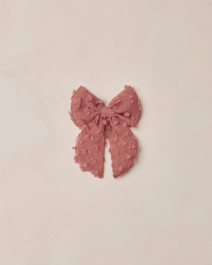 Everly Bow- Raspberry
