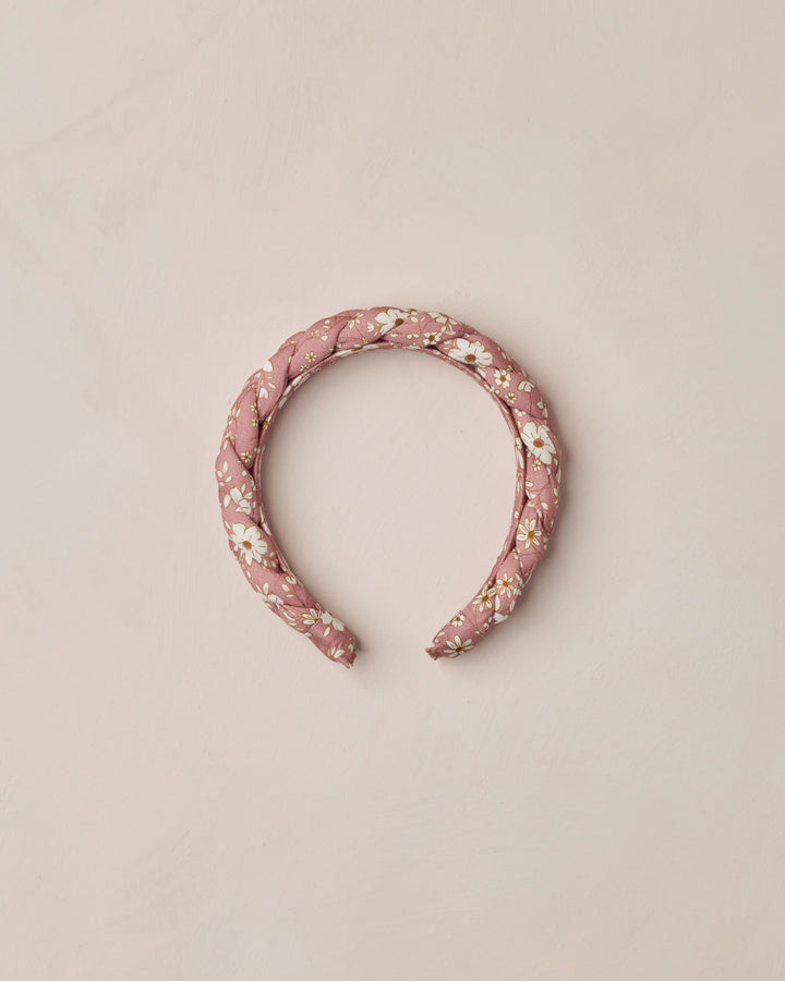 Braided Headband - Rose Bloom