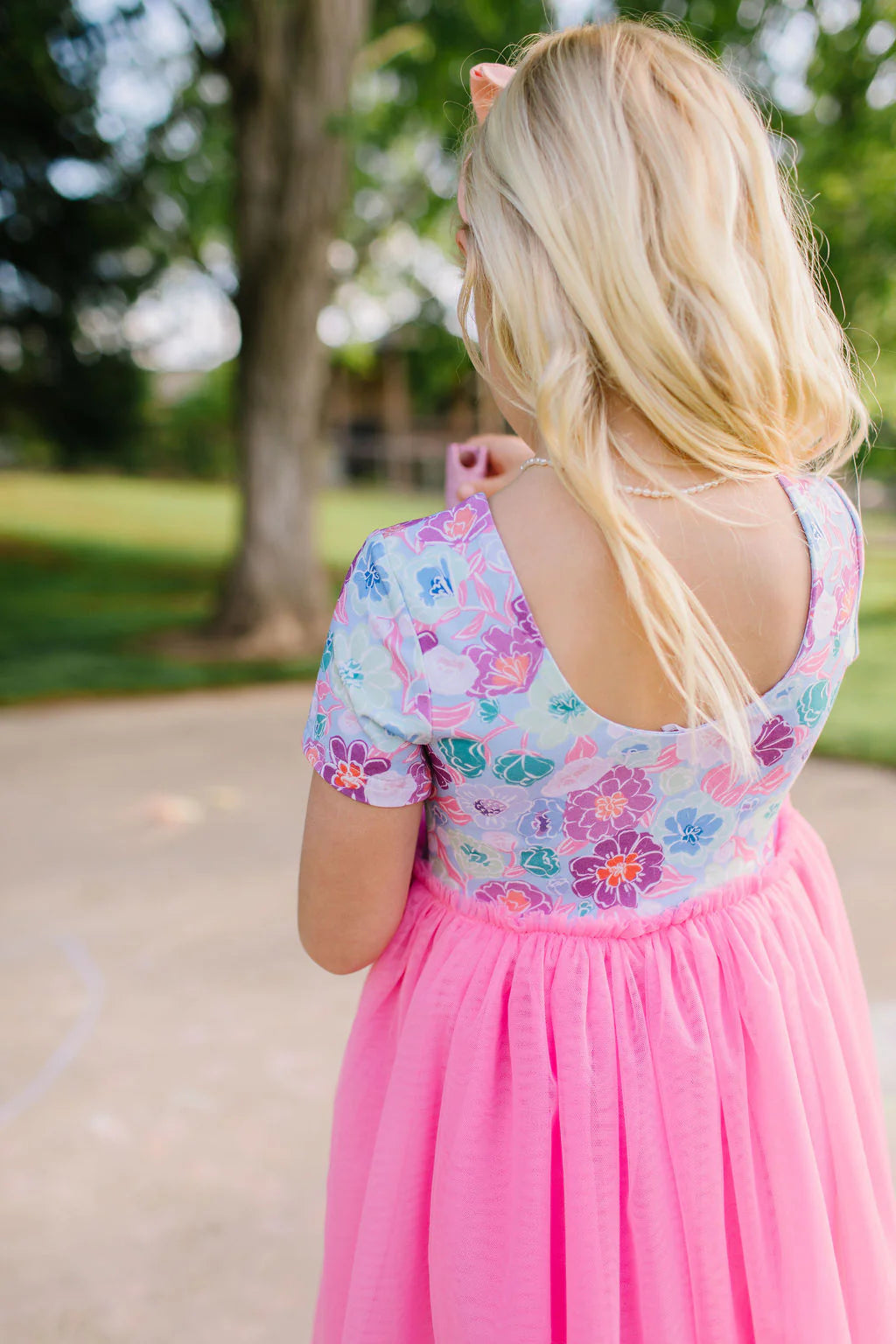 Tutu Dress in Serenity Floral