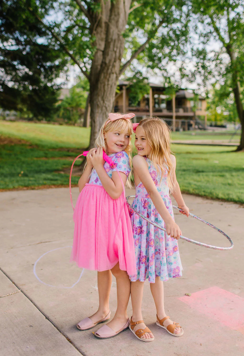 Tutu Dress in Serenity Floral