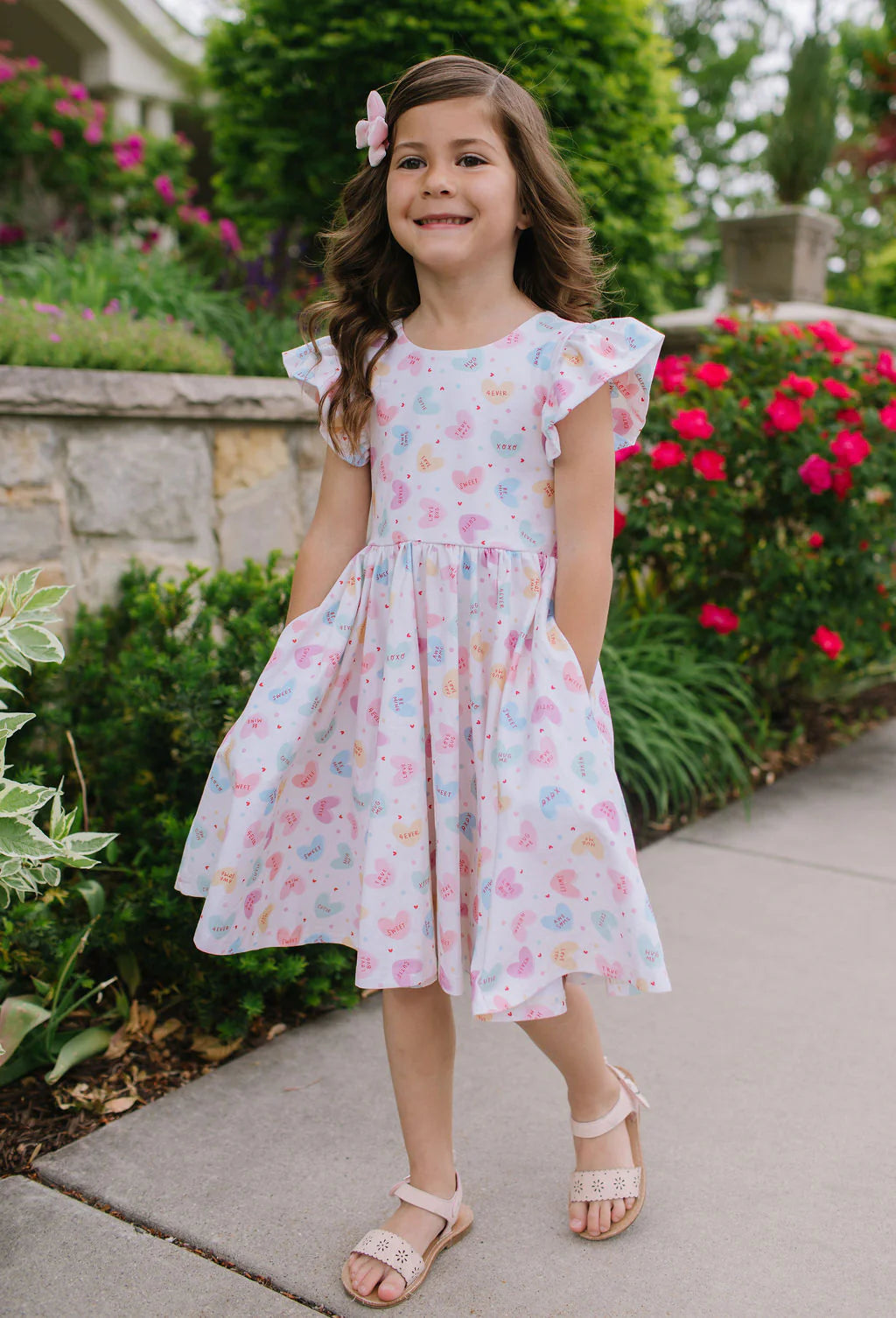 Olivia Dress in Candy Hearts