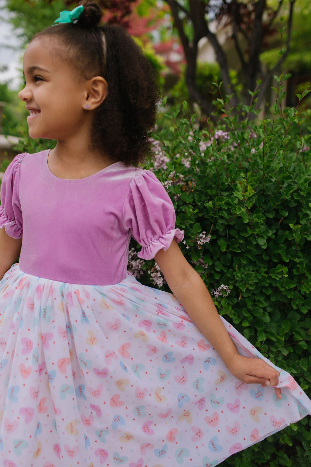 Rose Dress in Candy Hearts