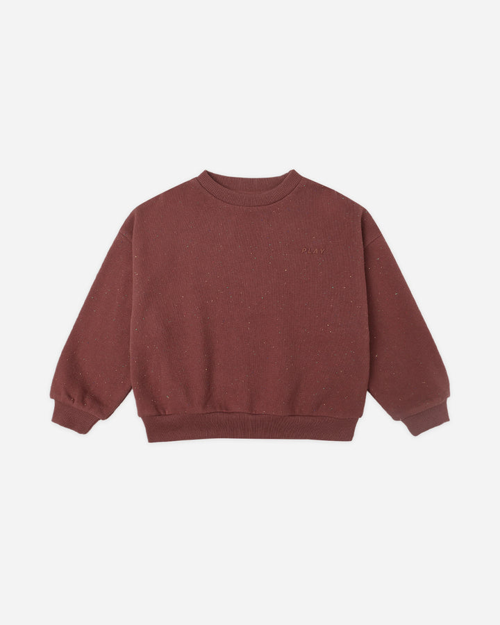 Relaxed Sweatshirt - Burgundy