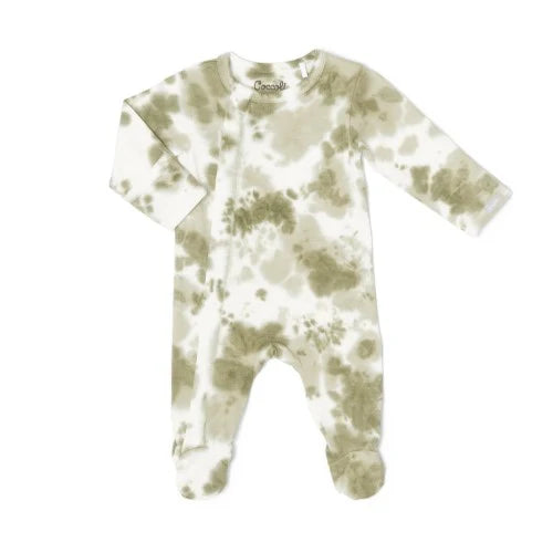 COTTON-MODAL UNIONSUIT-Green Tie Dye