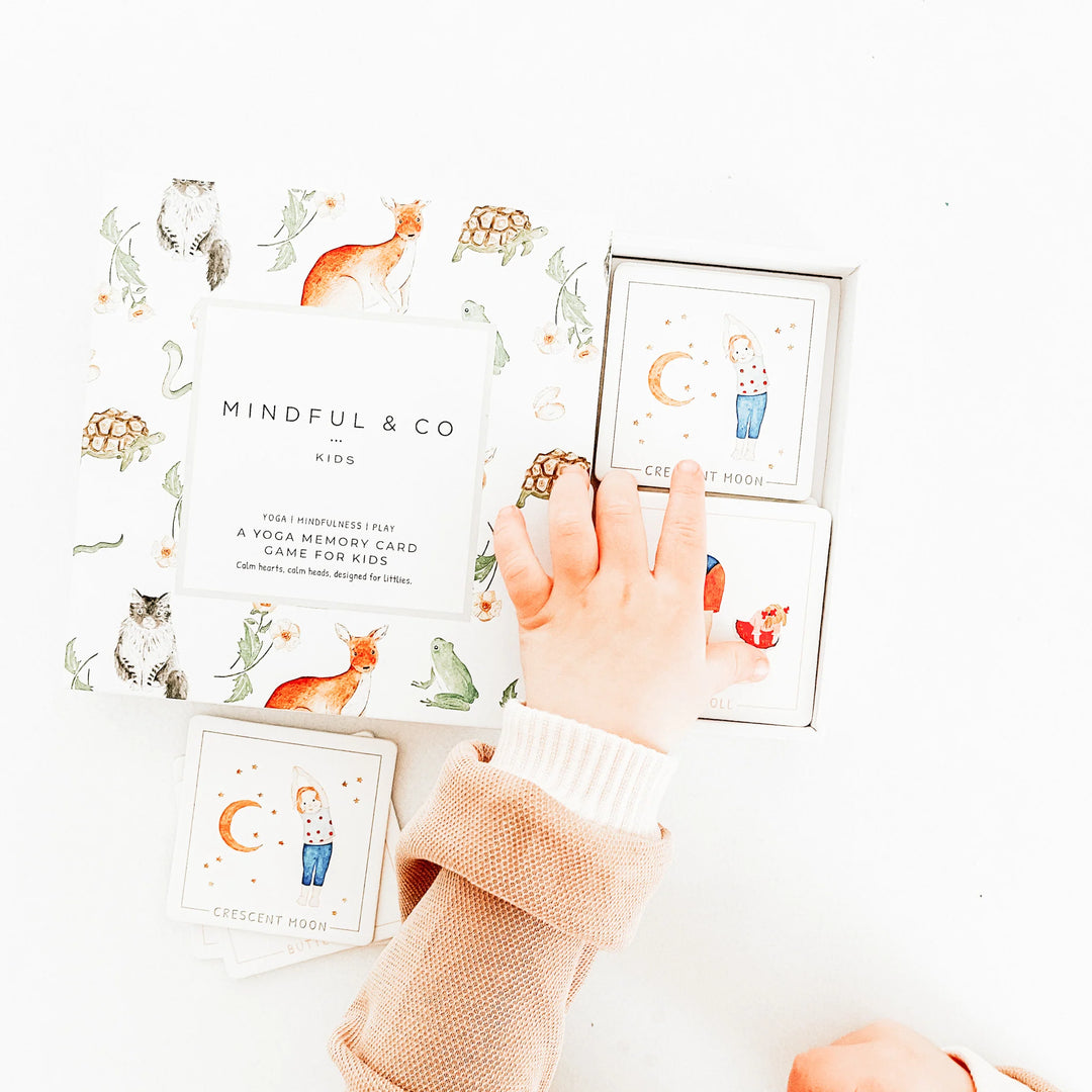 Yoga Memory Card Game