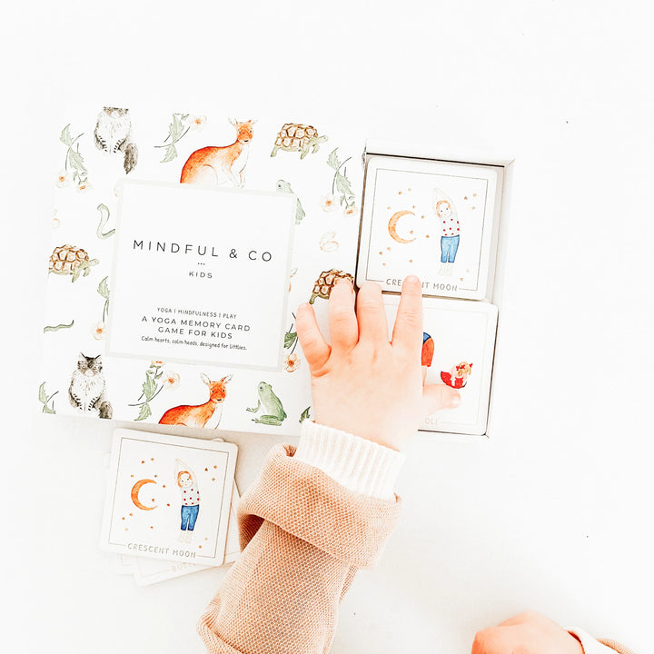 Yoga Memory Card Game